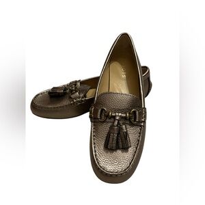 Talbots Laura Tassel Loafers Women’s Size 7 Gold‎